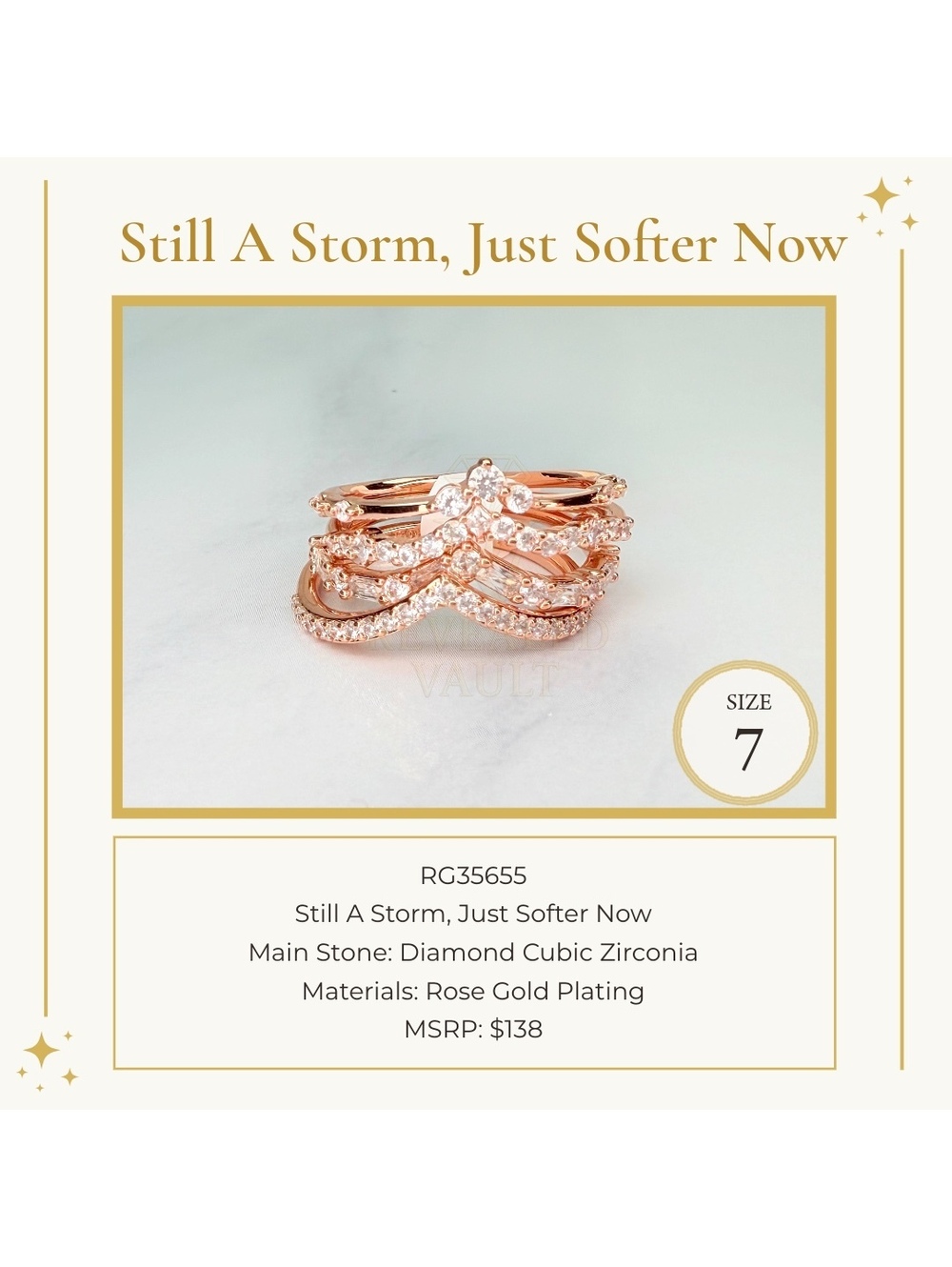 Still A Storm, Just Softer Now - Size 7 - Delicates